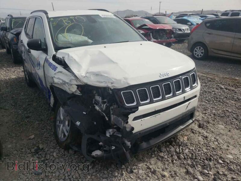 2021 Jeep COMPASS Compass SP (VIN 3C4NJDAB2MT547211) — фото 1 из 10, Copart, повреждение: передняя часть