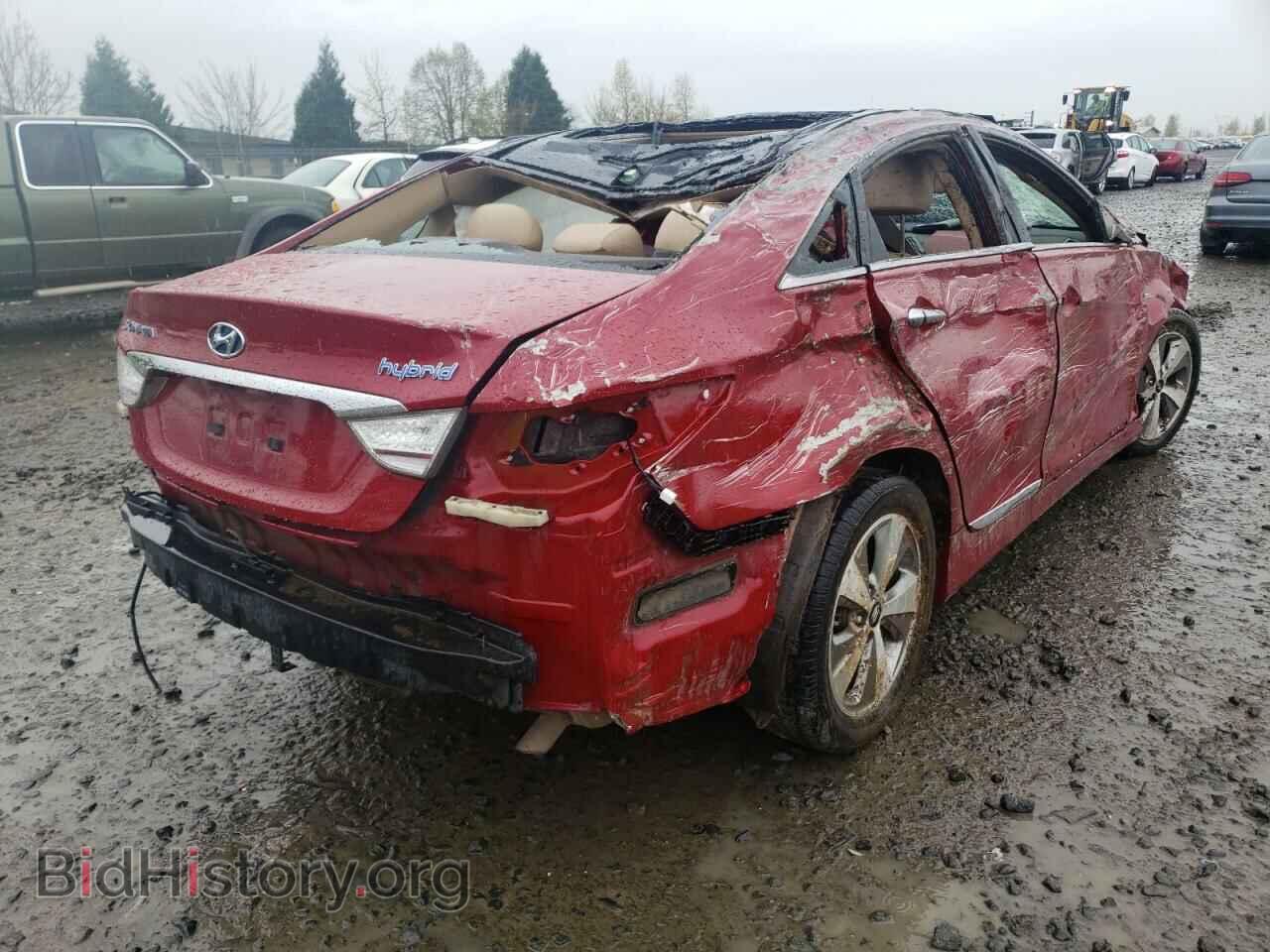 2012 HYUNDAI SONATA - VIN: KMHEC4A42CA045862 - Фото 4