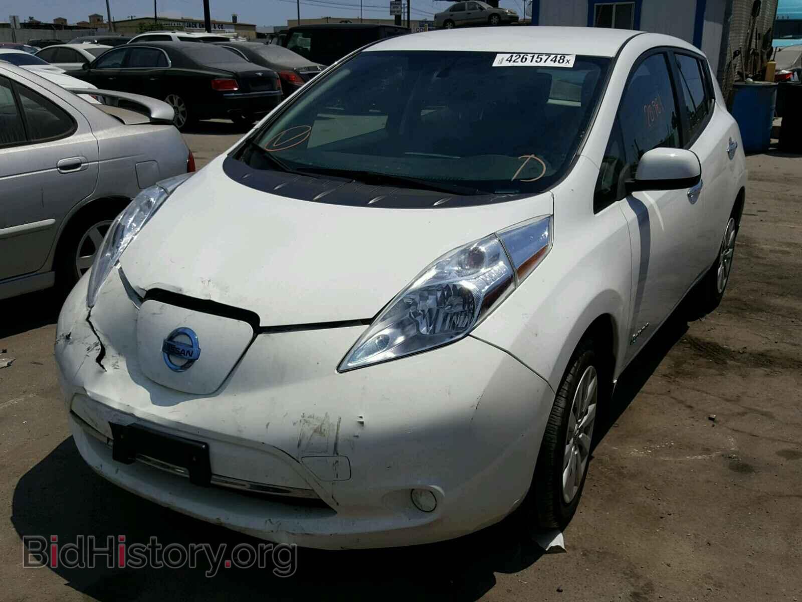 2015 NISSAN LEAF - VIN: 1N4AZ0CP3FC312376 - Фото 2