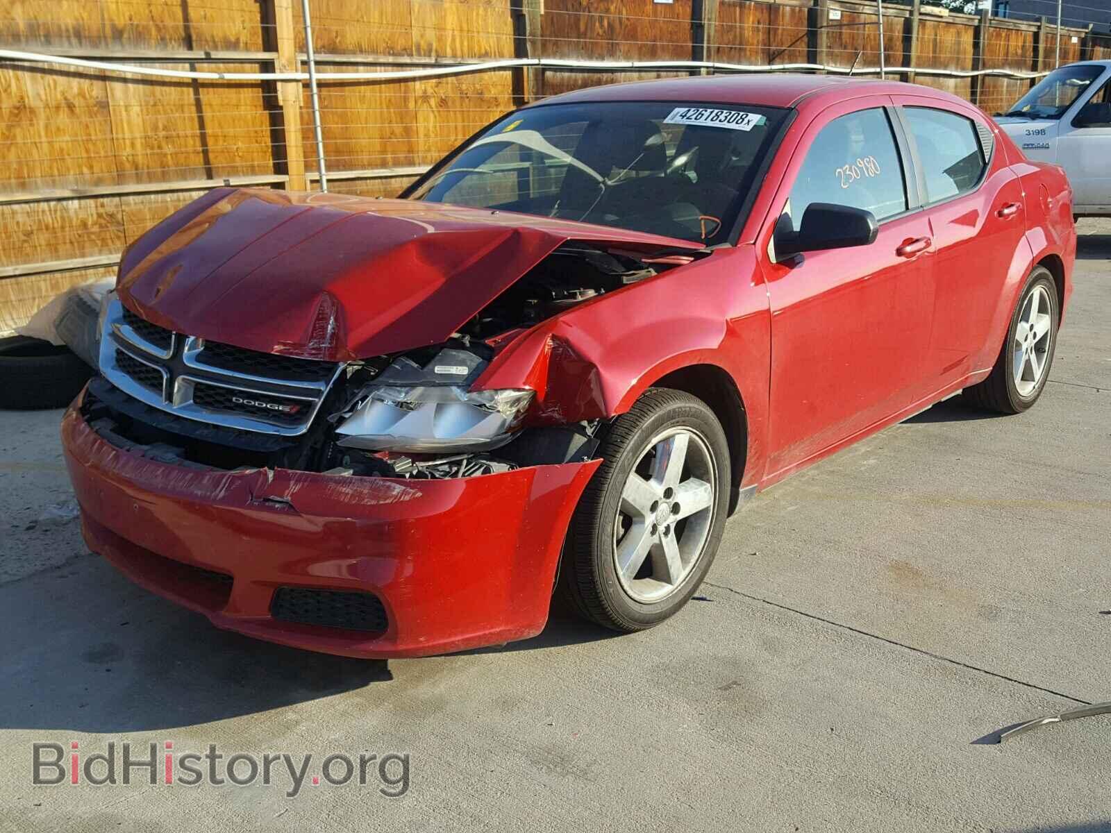 2014 DODGE AVENGER - VIN: 1C3CDZABXEN108372 - Photo 2