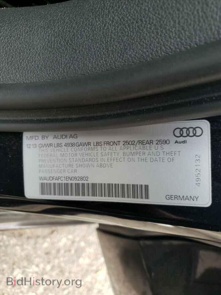 2014 AUDI A6 - VIN: WAUDFAFC1EN092802 - Фото 10