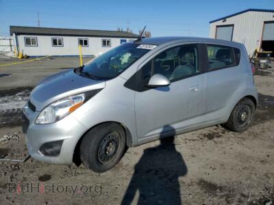 2014 Chevrolet SPARK Spark 1LT, серебристый — VIN KL8CD6S90EC540074, Copart