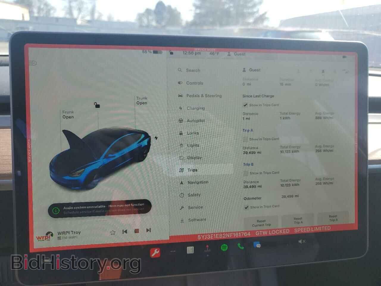 2022 TESLA MODEL 3 - VIN: 5YJ3E1EB2NF161764 - Фото 9