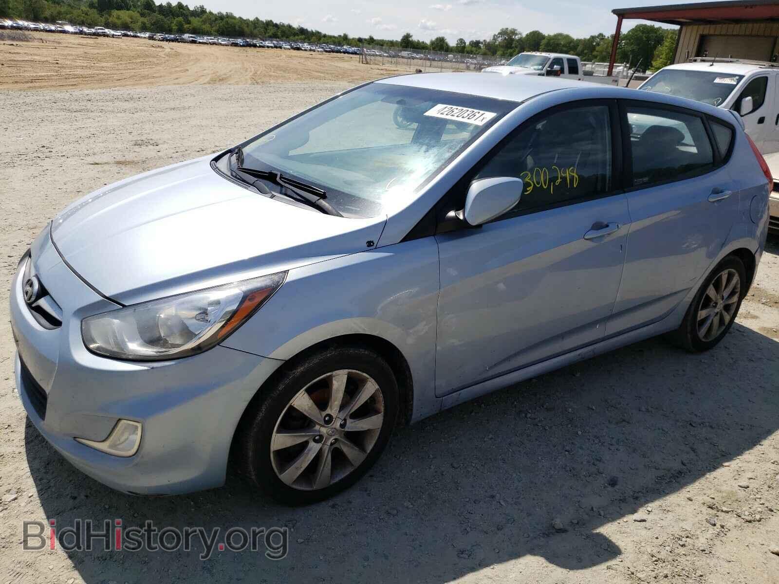 2013 HYUNDAI ACCENT - VIN: KMHCU5AE3DU070028 - Фото 2