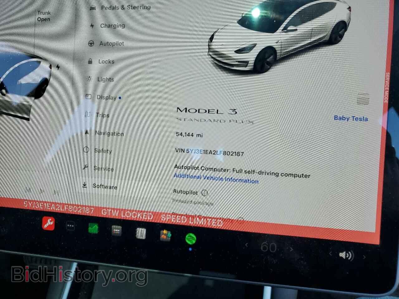 2020 TESLA MODEL 3 - VIN: 5YJ3E1EA2LF802187 - Фото 9