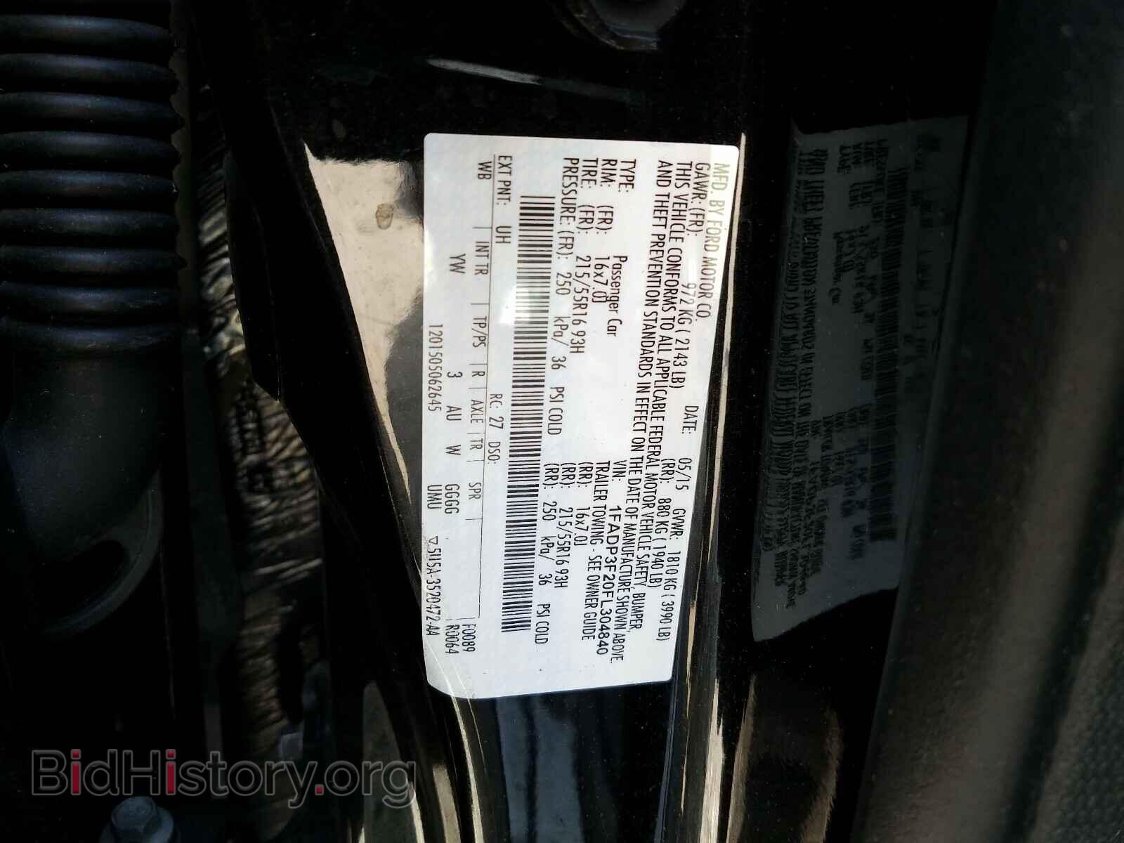 2015 FORD FOCUS - VIN: 1FADP3F20FL304840 - Photo 10