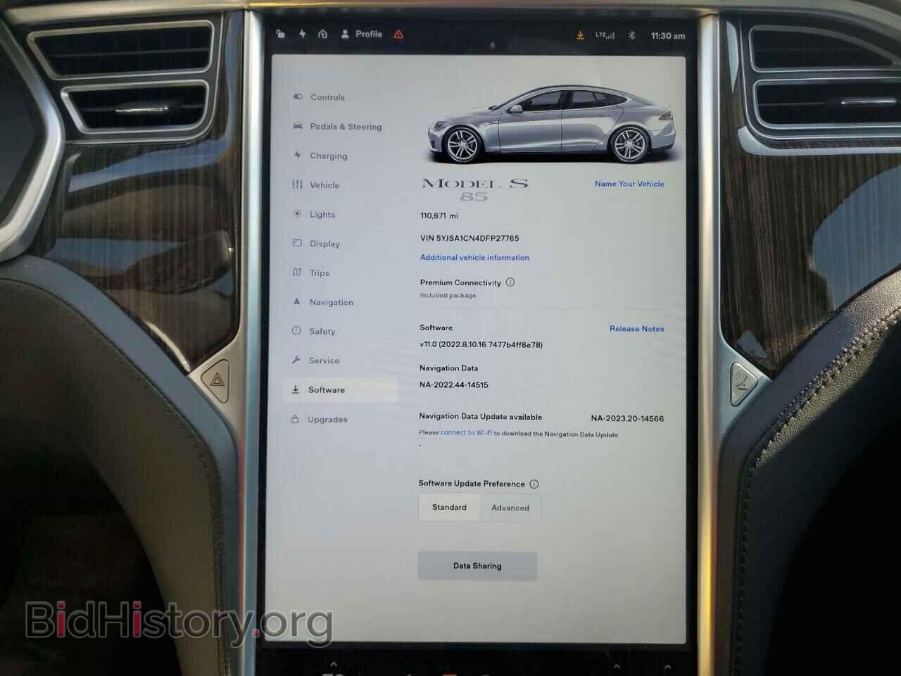 2013 TESLA MODEL S - VIN: 5YJSA1CN4DFP27765 - Photo 9