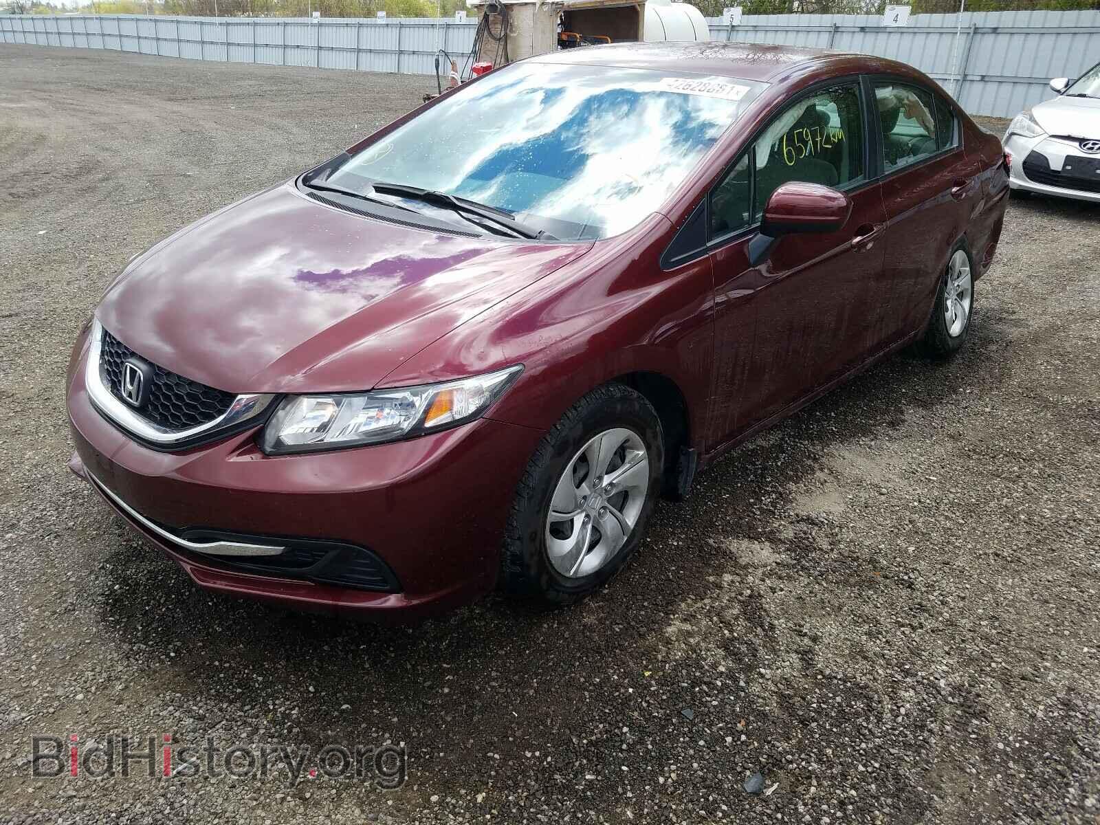 2014 HONDA CIVIC - VIN: 2HGFB2F47EH038680 - Фото 2