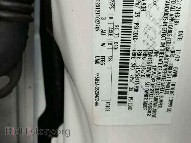 2013 FORD FOCUS - VIN: 1FADP3F27DL190882 - Photo 10
