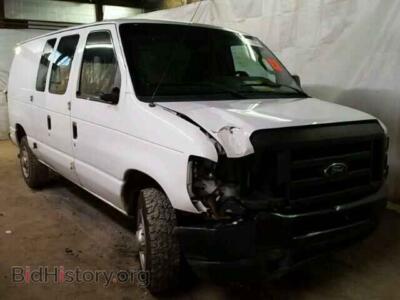 2010 Ford ECONOLINE, white — VIN 1FTNE1EW0ADA69551, Copart