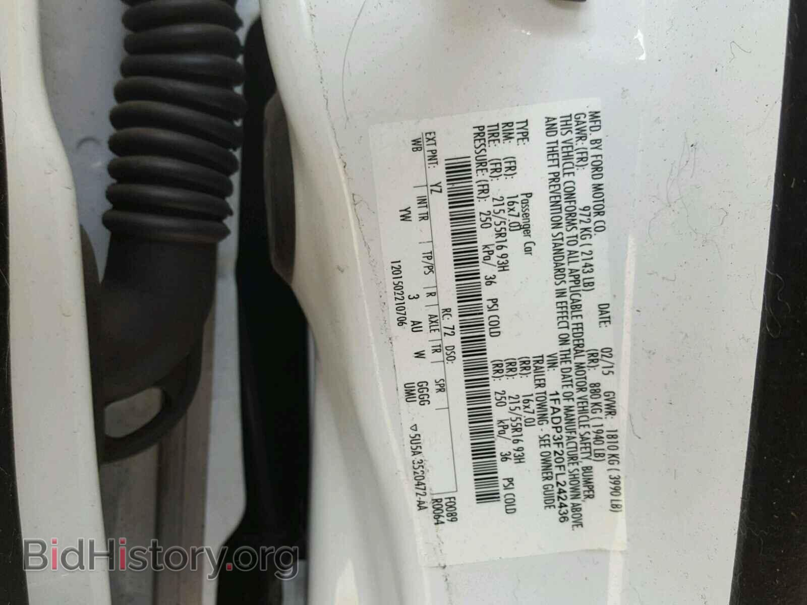 2015 FORD FOCUS - VIN: 1FADP3F20FL242436 - Photo 10