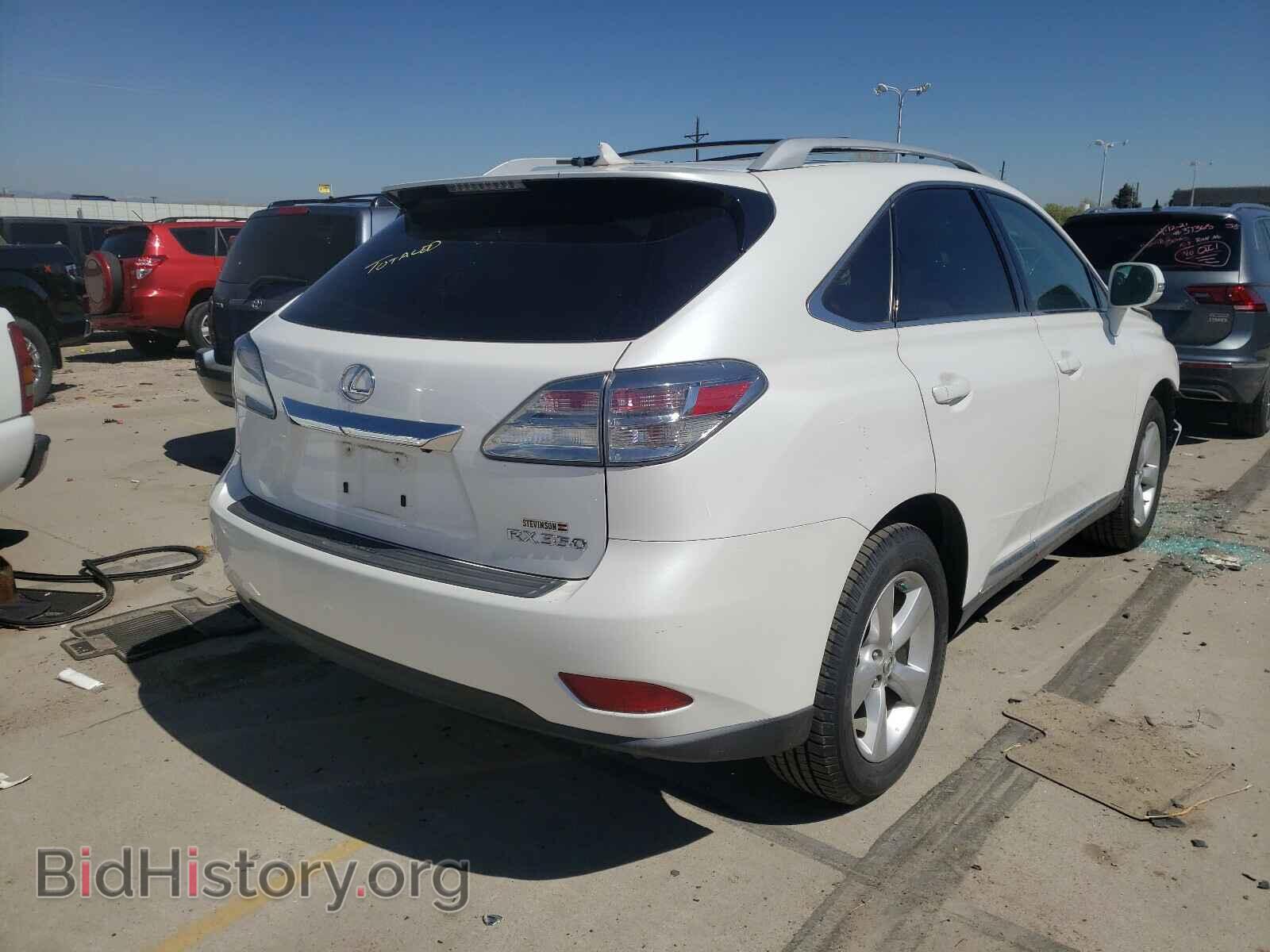 2011 LEXUS RX350 - VIN: 2T2BK1BA5BC095271 - Фото 4