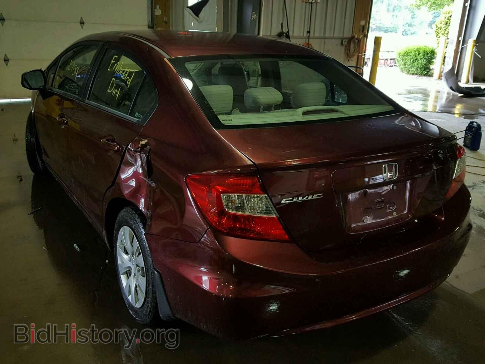 2012 HONDA CIVIC LX - VIN: 19XFB2F5XCE353778 - Фото 3