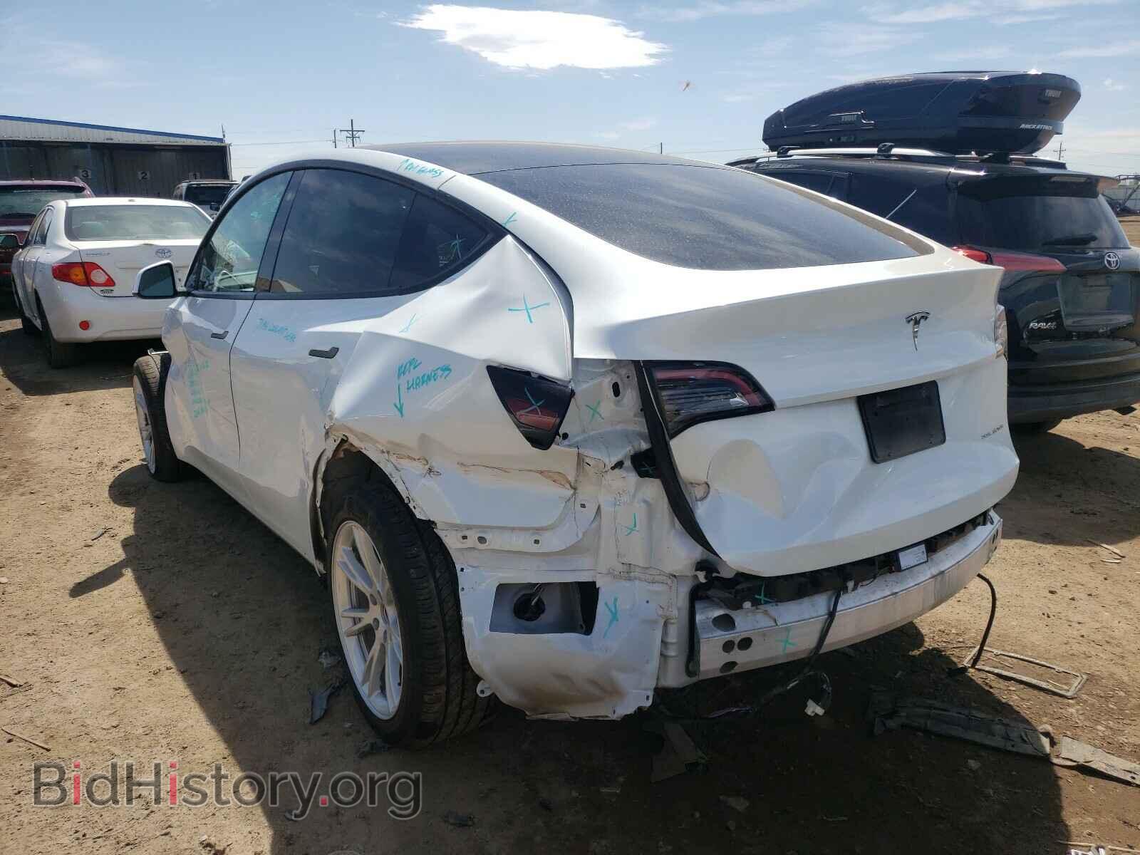 2020 TESLA MODEL Y - VIN: 5YJYGDEEXLF041462 - Фото 3