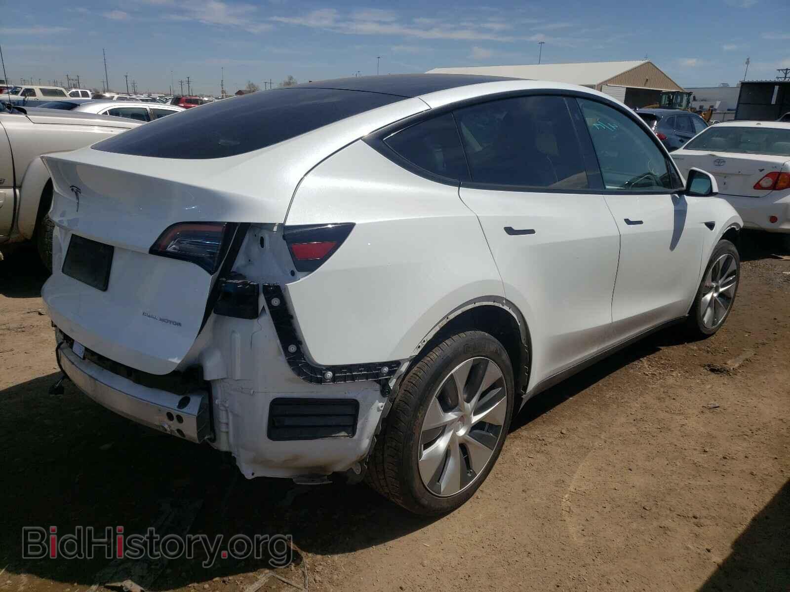 2020 TESLA MODEL Y - VIN: 5YJYGDEEXLF041462 - Фото 4