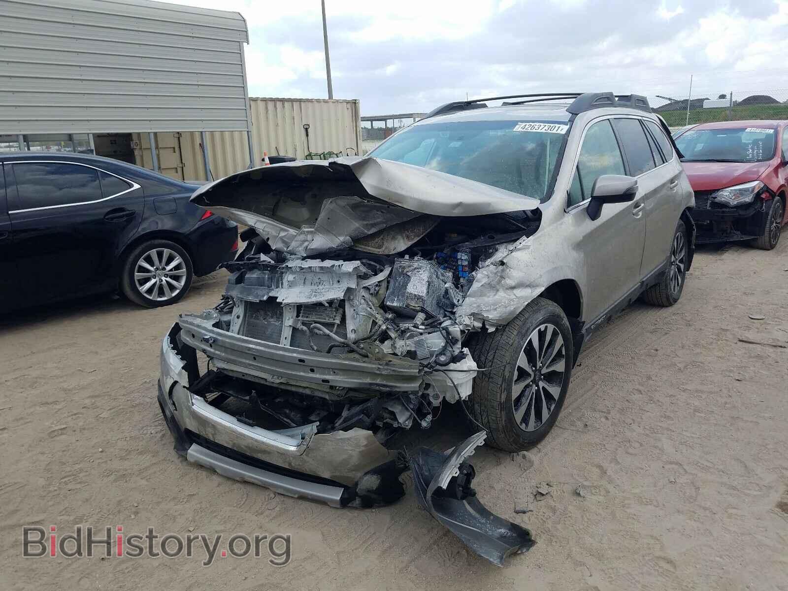 2016 SUBARU OUTBACK - VIN: 4S4BSBNC7G3340204 - Фото 2