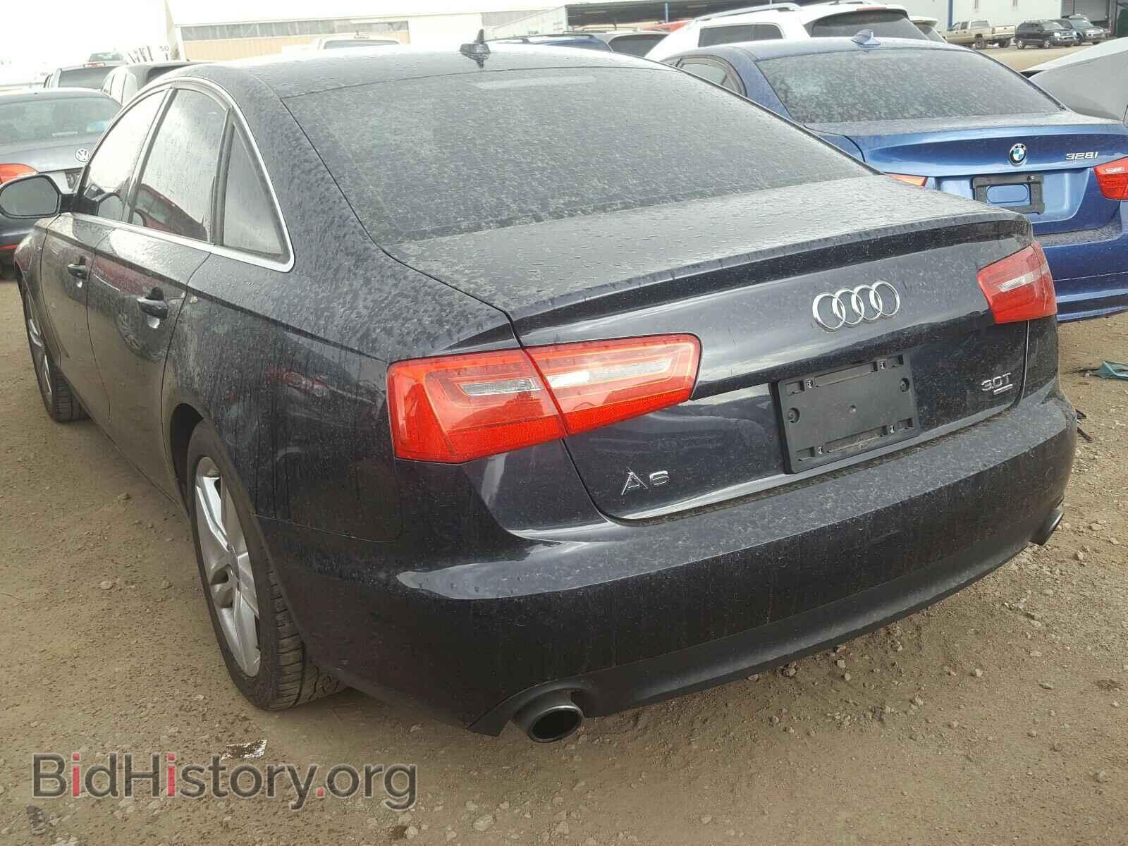2012 AUDI A6 - VIN: WAUGGAFC0CN158117 - Фото 3