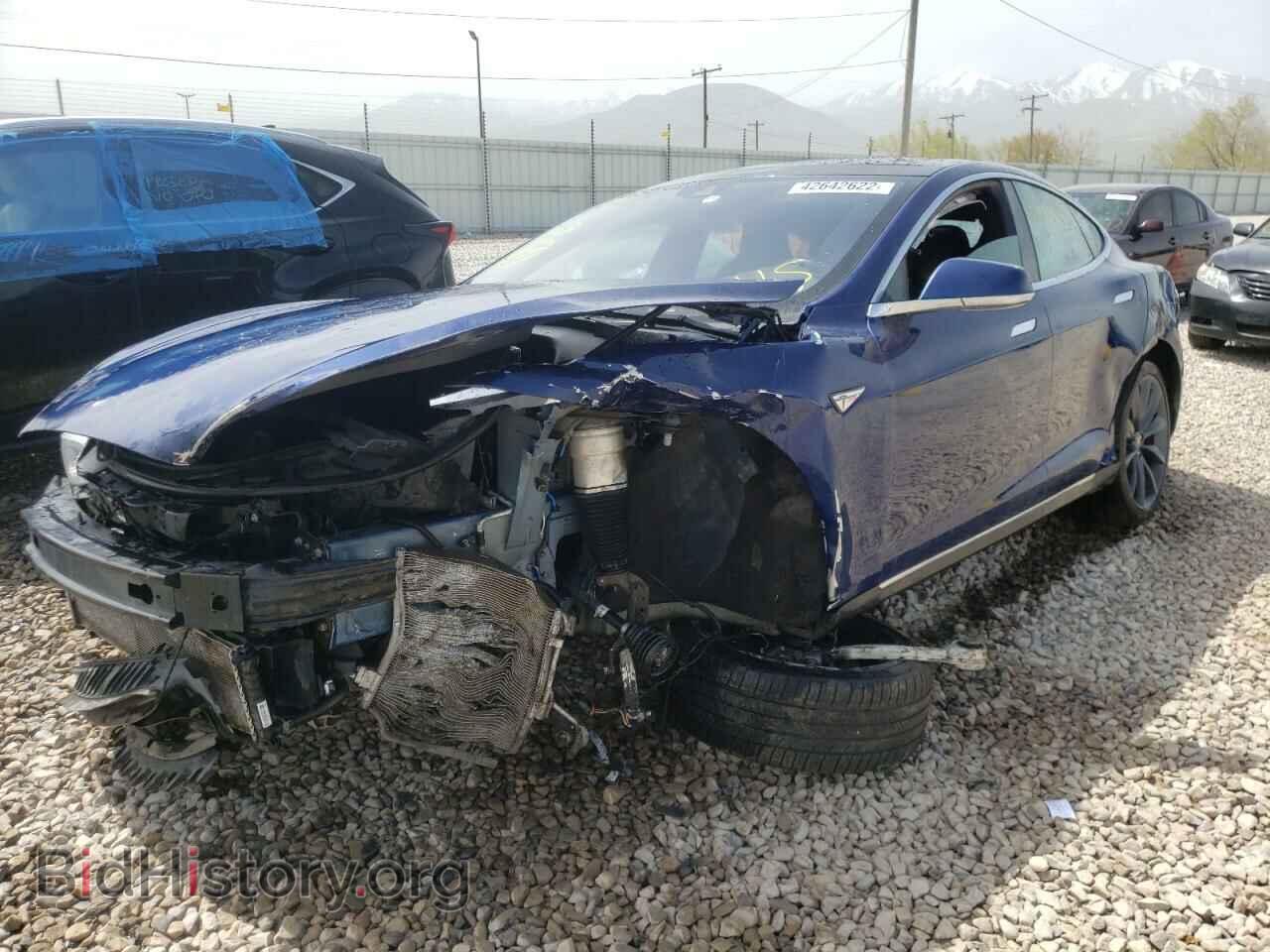 2015 TESLA MODEL S - VIN: 5YJSA1E40FF109592 - Фото 2