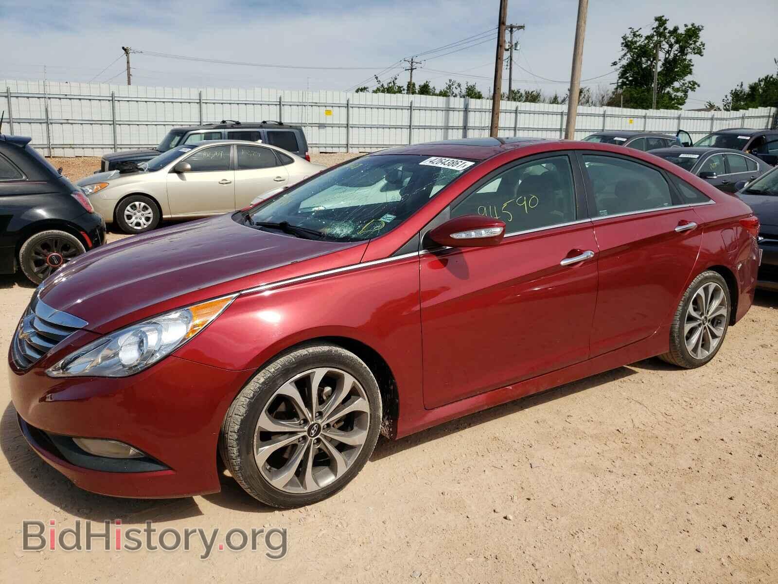 2014 HYUNDAI SONATA - VIN: 5NPEC4AC1EH813127 - Фото 2