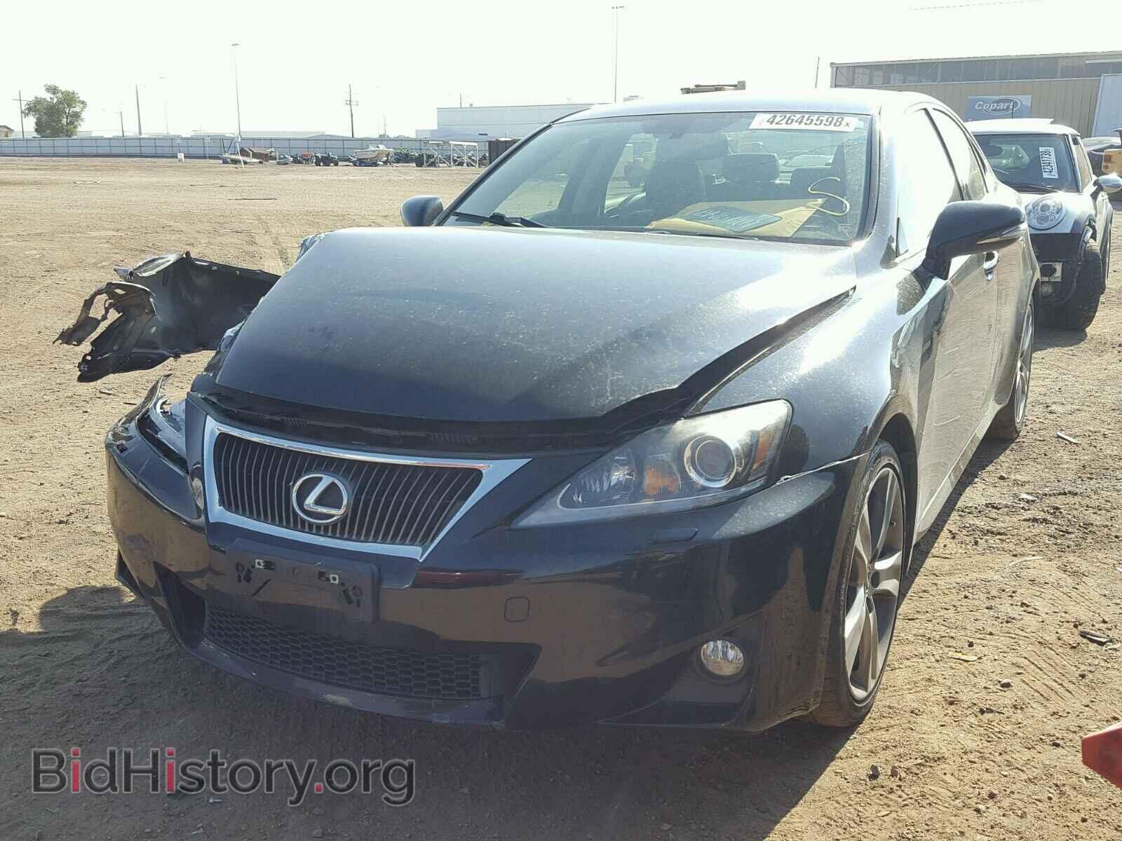 2011 LEXUS IS - VIN: JTHBE5C29B5025603 - Фото 2