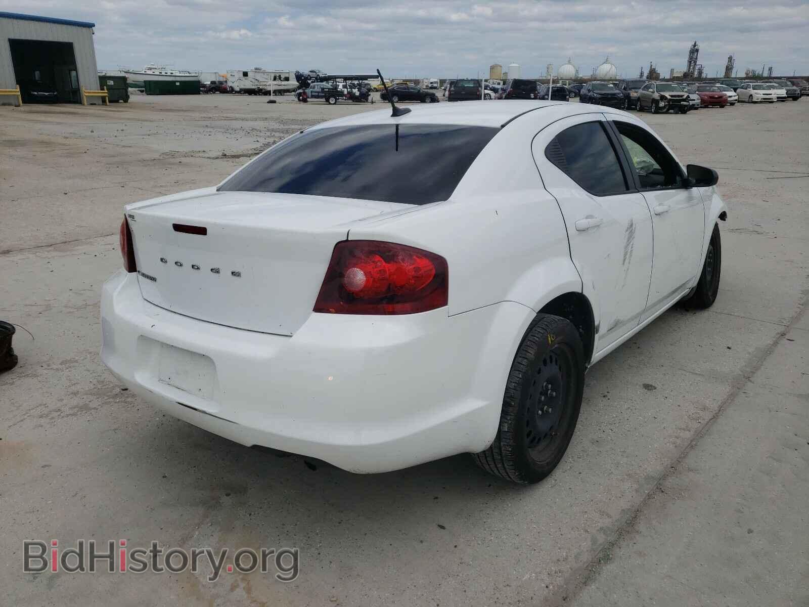 2014 DODGE AVENGER - VIN: 1C3CDZAB1EN126484 - Фото 4