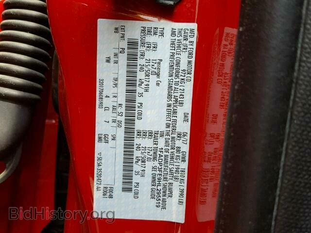2017 FORD FOCUS - VIN: 1FADP3FE9HL295519 - Фото 10