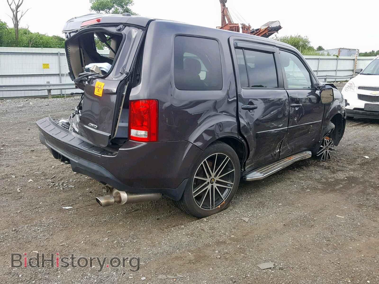 2013 HONDA PILOT EXL - VIN: 5FNYF4H61DB077372 - Фото 4