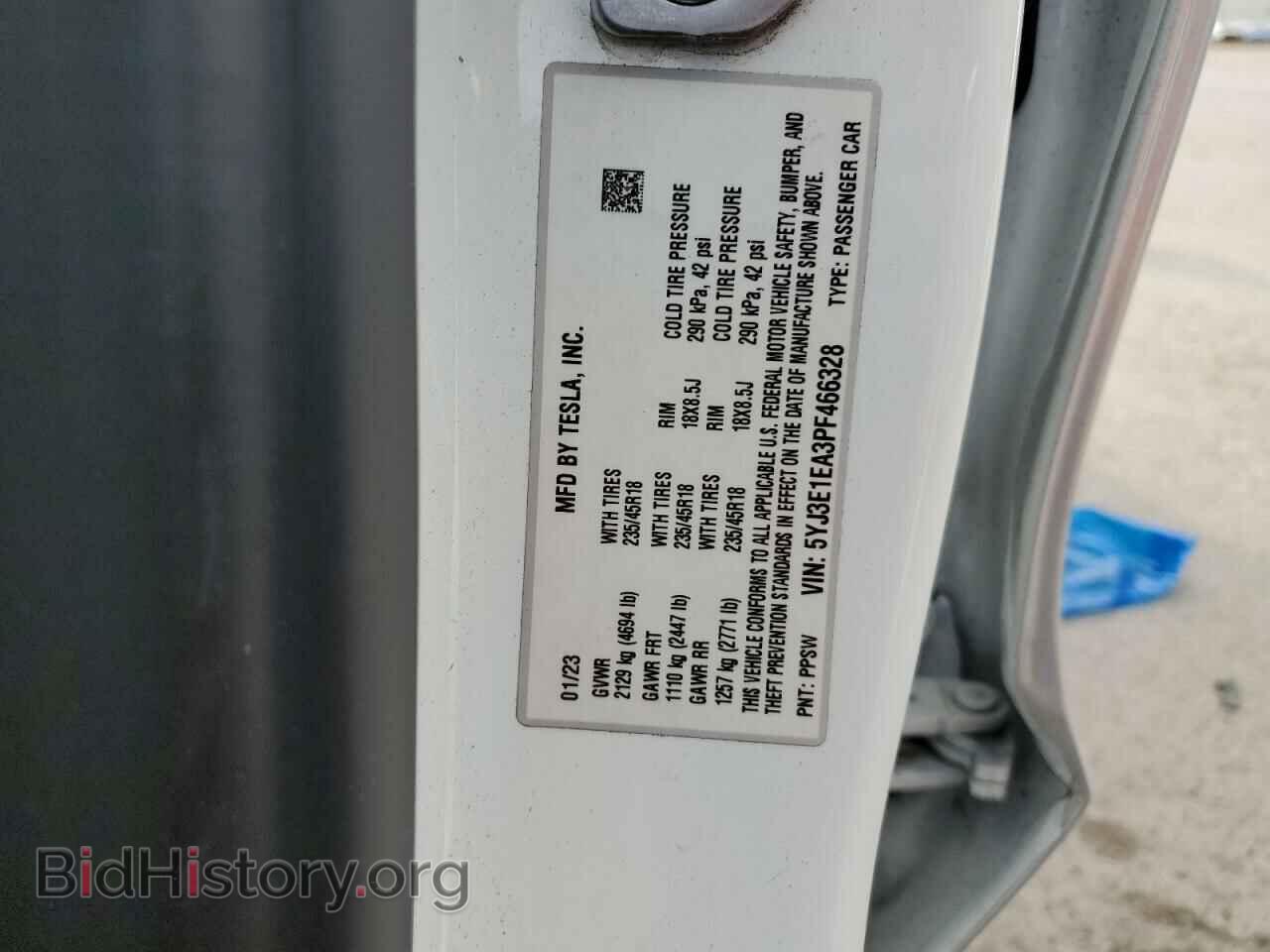 2023 TESLA MODEL 3 - VIN: 5YJ3E1EA3PF466328 - Photo 13