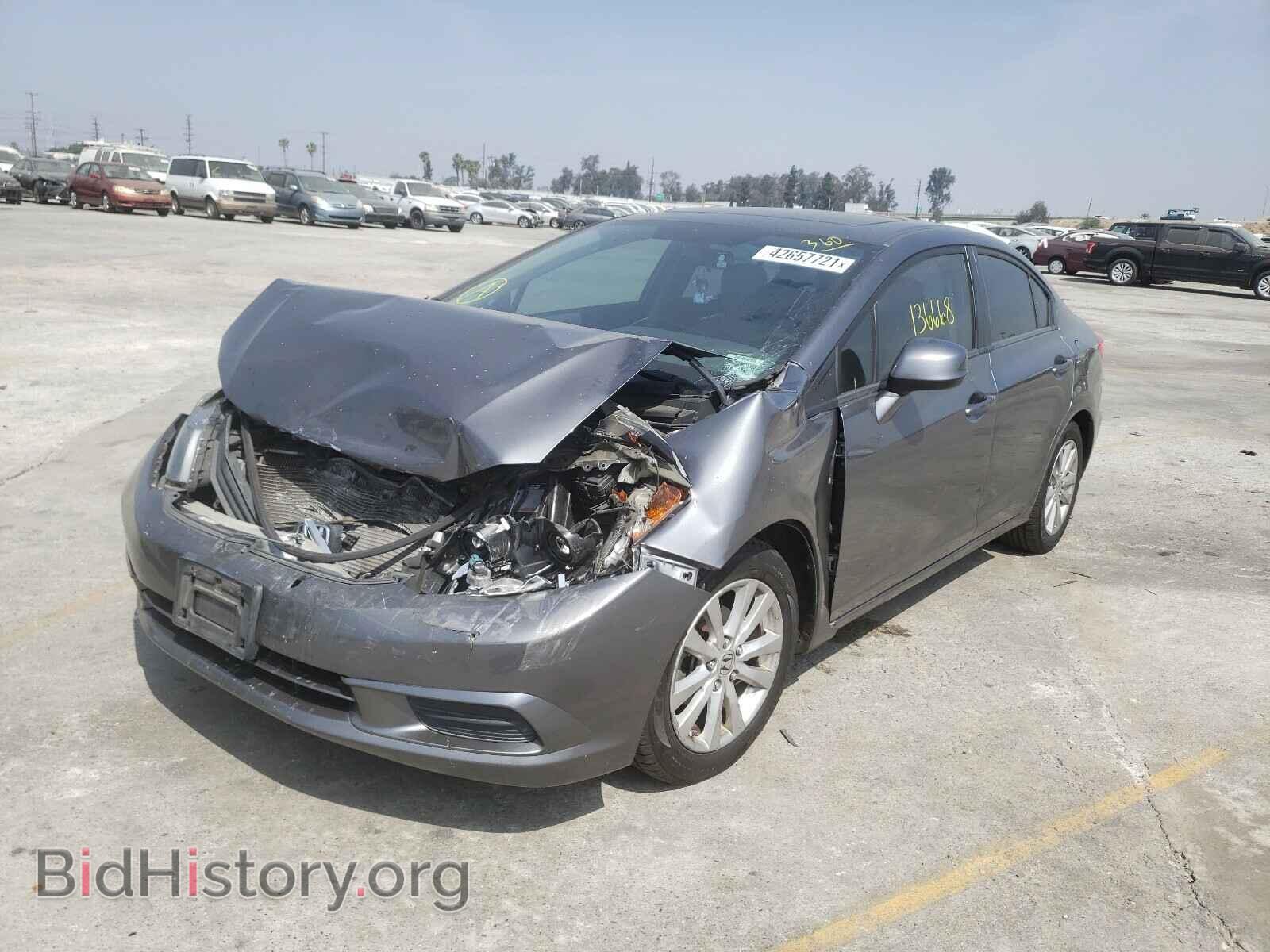 2012 HONDA CIVIC - VIN: 19XFB2F97CE317372 - Фото 2