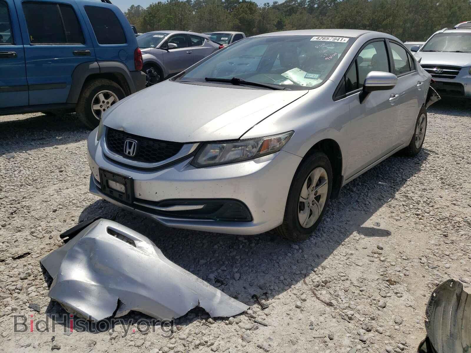 2014 HONDA CIVIC - VIN: 2HGFB2F56EH510375 - Фото 2