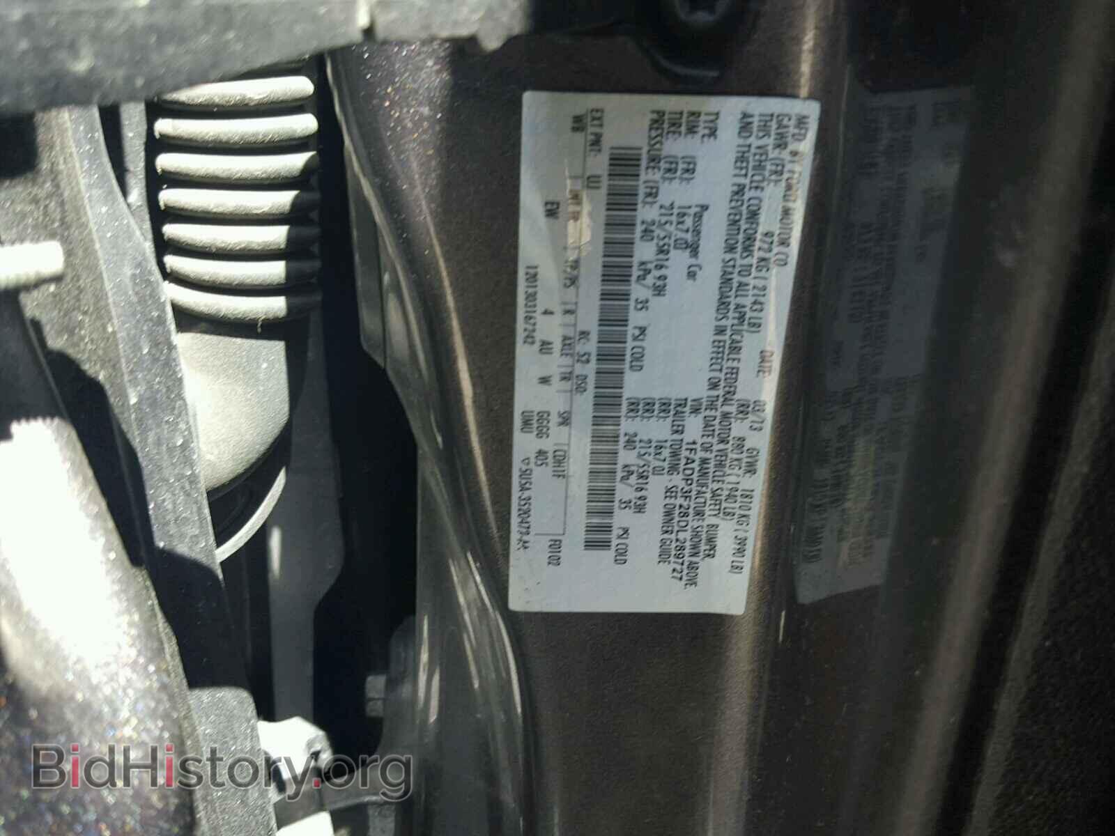 2013 FORD FOCUS - VIN: 1FADP3F28DL289727 - Фото 10
