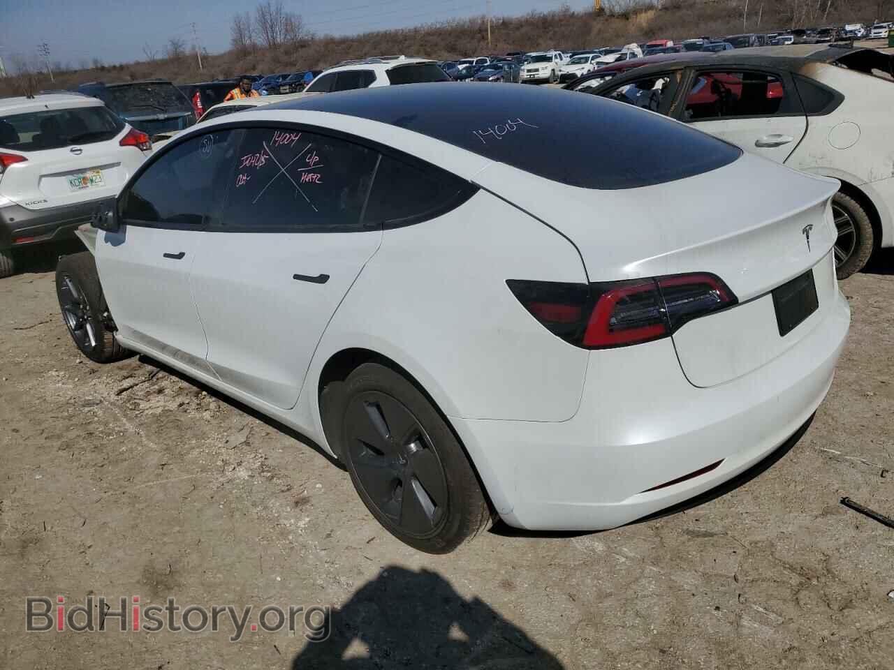 2022 TESLA MODEL 3 - VIN: 5YJ3E1EA3NF371037 - Фото 2