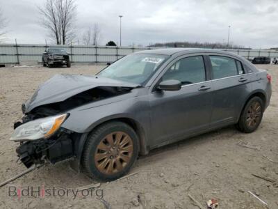 2013 Chrysler 200 LX, gray — VIN 1C3CCBAG3DN737198, Copart