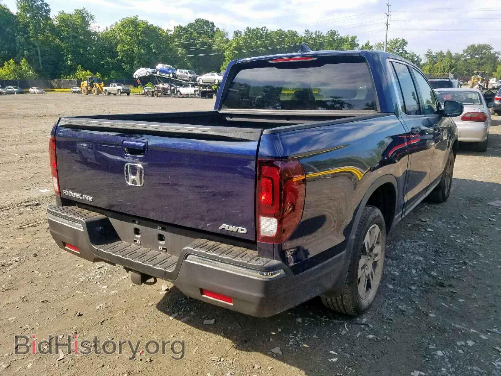 2017 HONDA RIDGELINE - VIN: 5FPYK3F53HB023732 - Фото 4