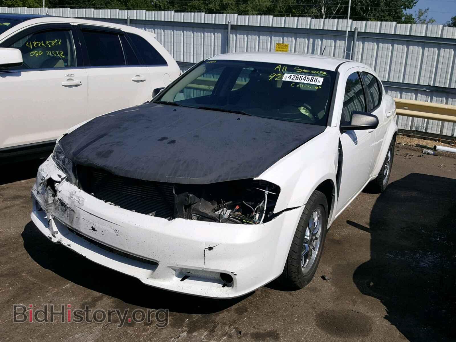 2013 DODGE AVENGER - VIN: 1C3CDZAB3DN638665 - Фото 2