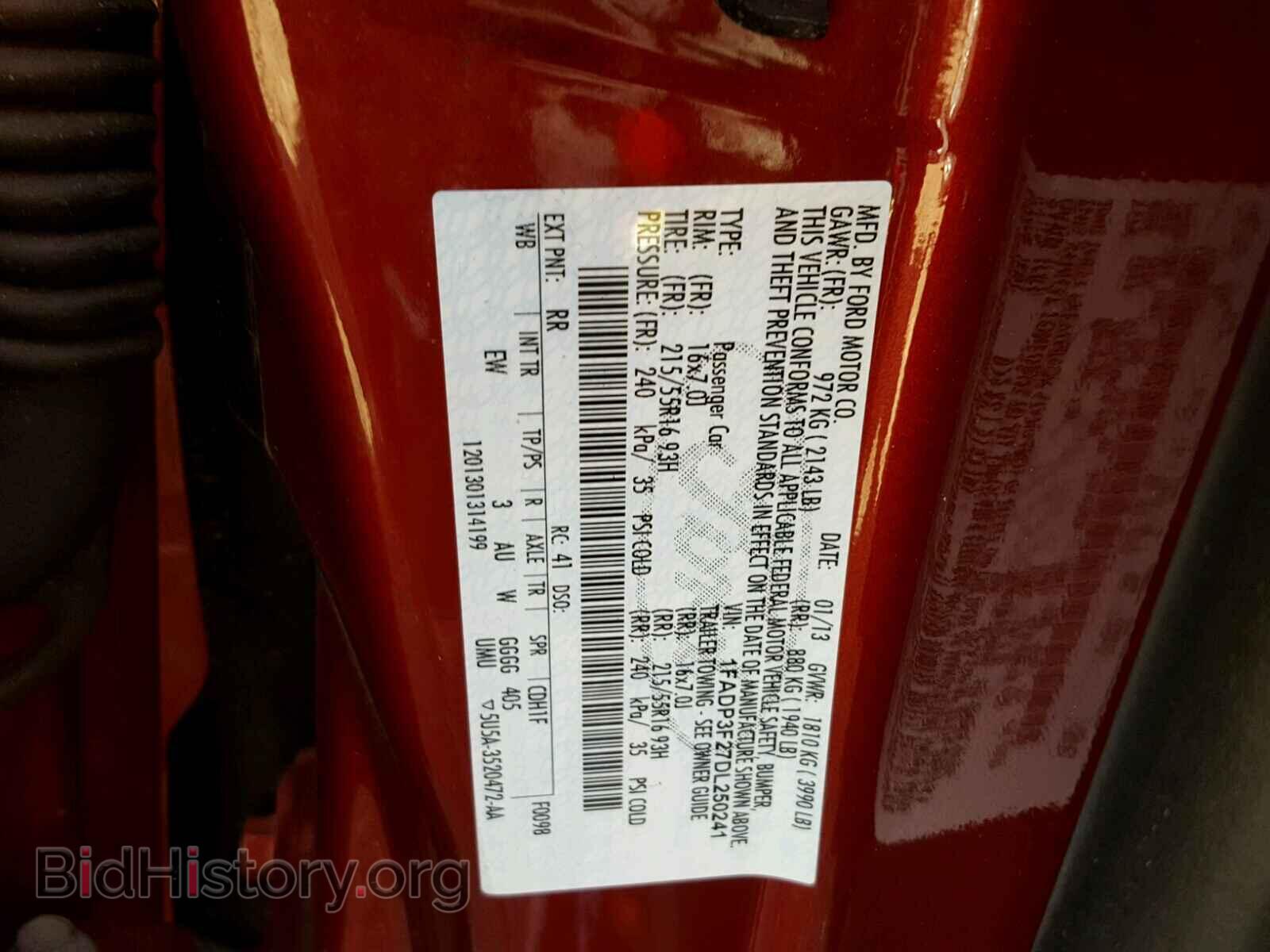 2013 FORD FOCUS - VIN: 1FADP3F27DL250241 - Photo 10