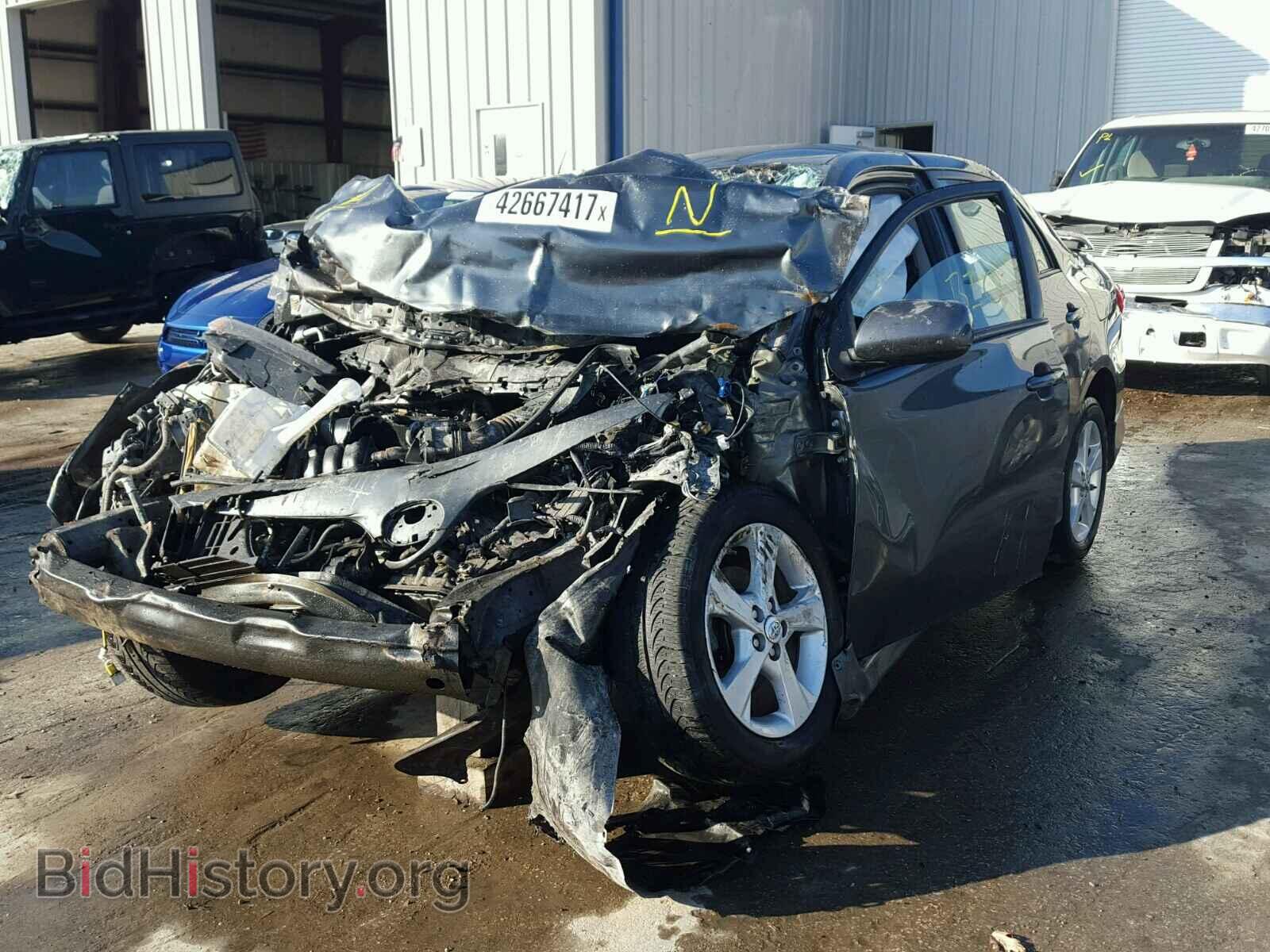 2013 TOYOTA COROLLA BA - VIN: 2T1BU4EEXDC928760 - Фото 2