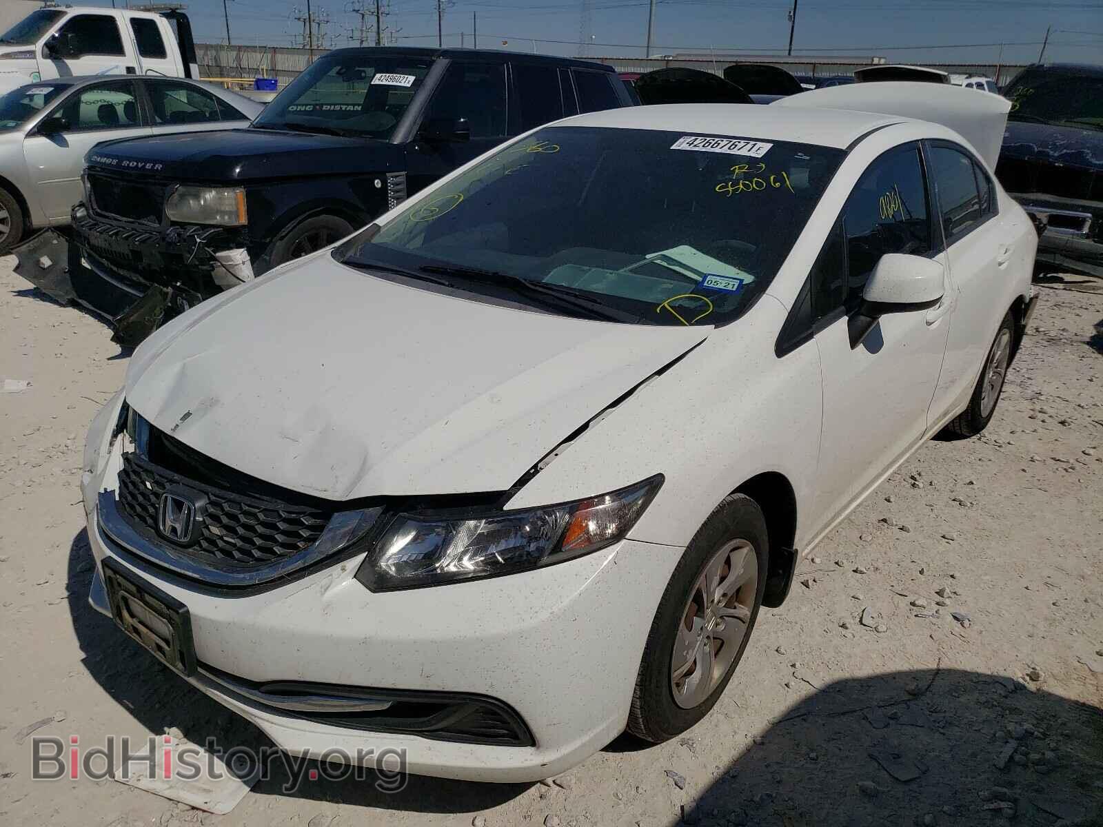 2013 HONDA CIVIC - VIN: 2HGFB2F59DH550061 - Фото 2