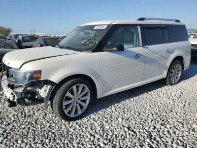 2018 Ford FLEX SEL, белый — VIN 2FMGK5C83JBA05535, Copart