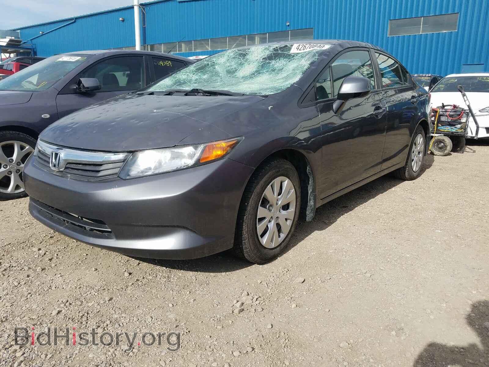 2012 HONDA CIVIC - VIN: 2HGFB2F46CH047609 - Фото 2
