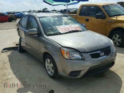 2011 Kia RIO BASE, темно-серый — VIN KNADH4A33B6954734, Copart