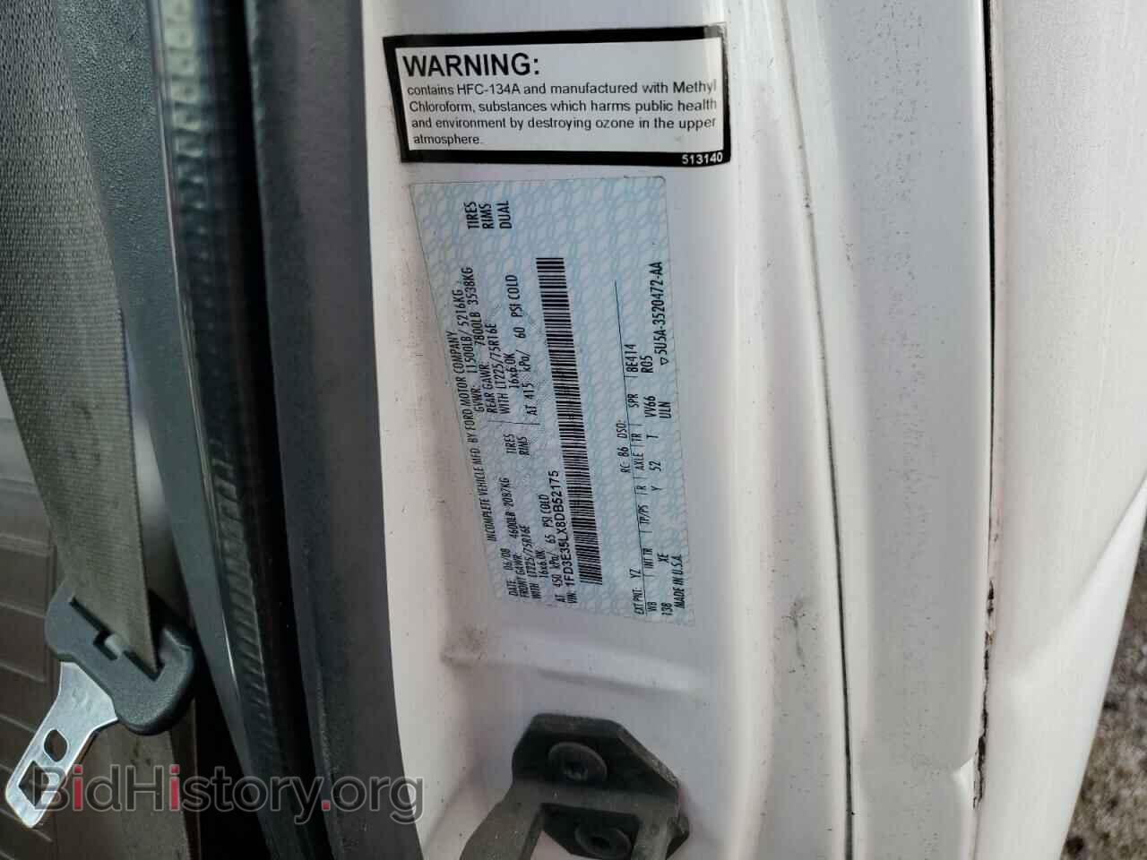 2008 FORD ECONOLINE - VIN: 1FD3E35LX8DB52175 - Photo 13