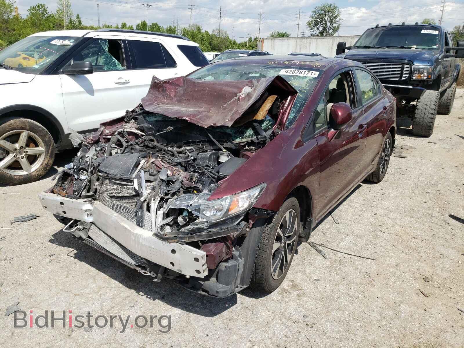 2013 HONDA CIVIC - VIN: 19XFB2F81DE045149 - Фото 2