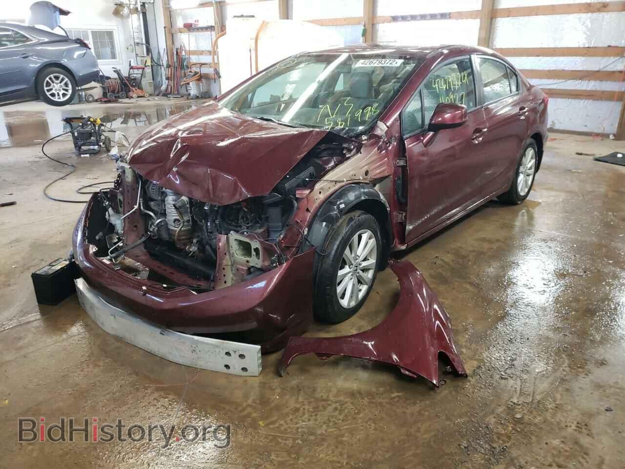 2012 HONDA CIVIC - VIN: 2HGFB2F82CH581998 - Фото 2