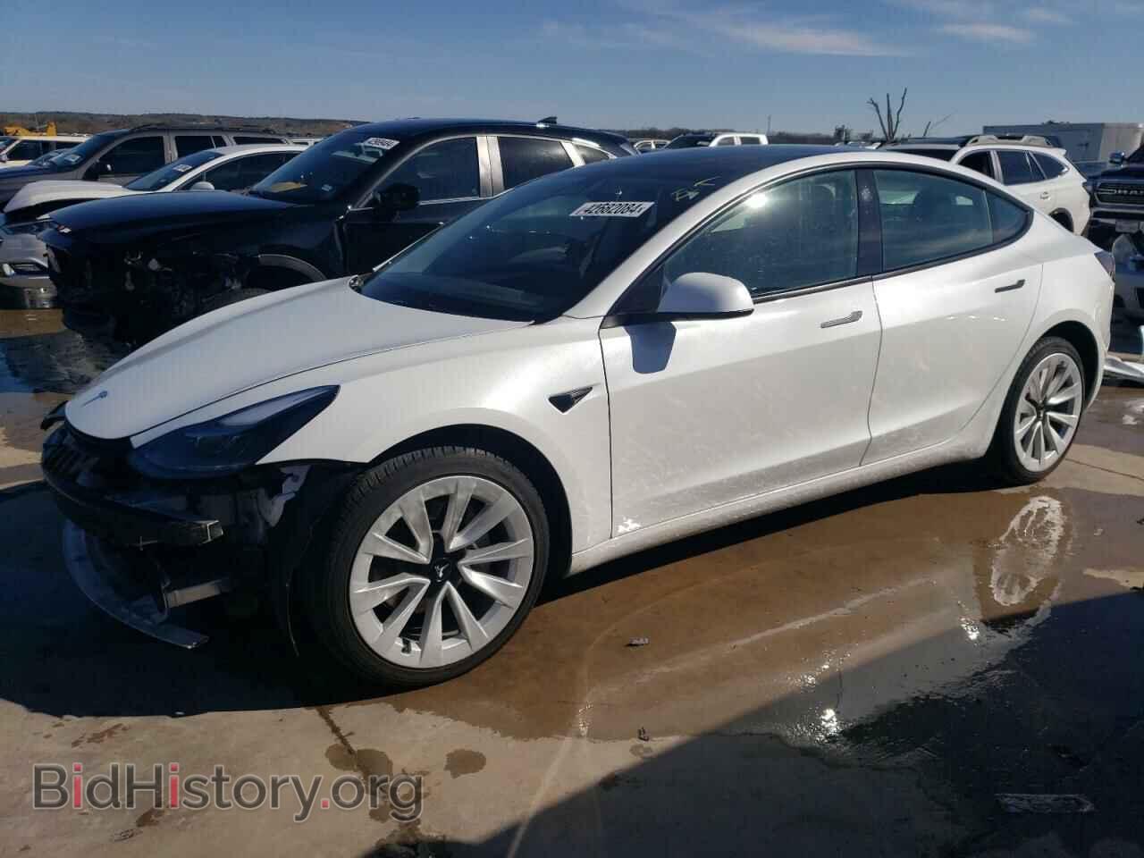 Фотография 5YJ3E1EB5NF187985 - TESLA MODEL 3 2022