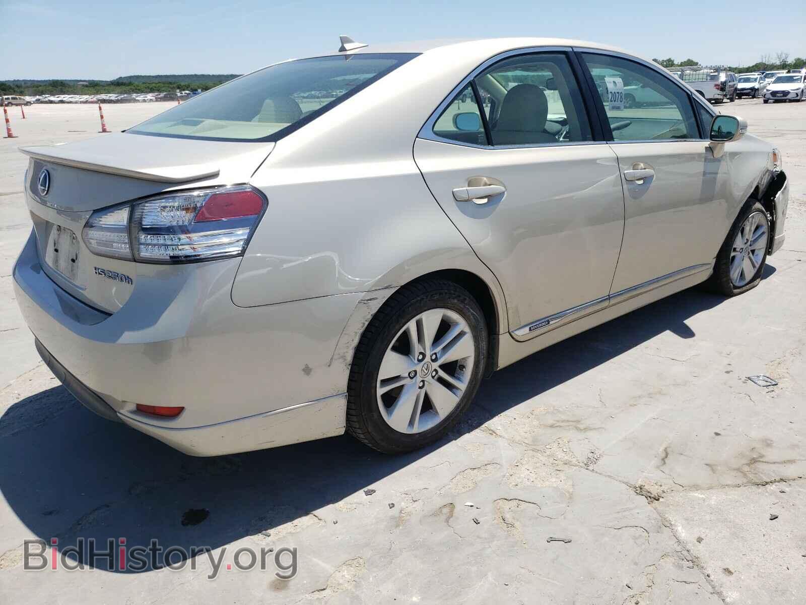 2011 LEXUS HS - VIN: JTHBB1BA0B2044309 - Photo 4