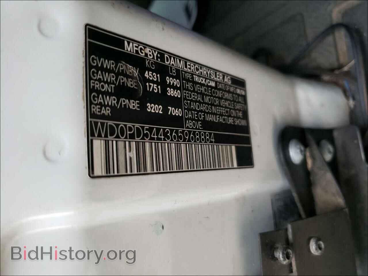 2006 DODGE SPRINTER - VIN: WD0PD544365968884 - Фото 10