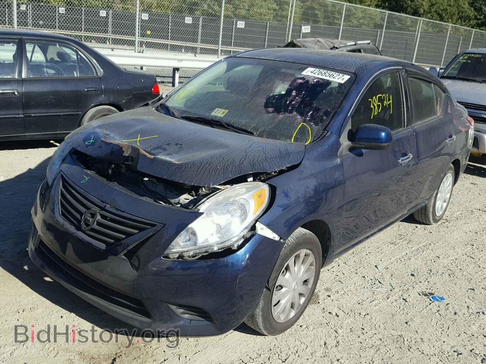 2012 NISSAN VERSA - VIN: 3N1CN7AP3CL944145 - Фото 2