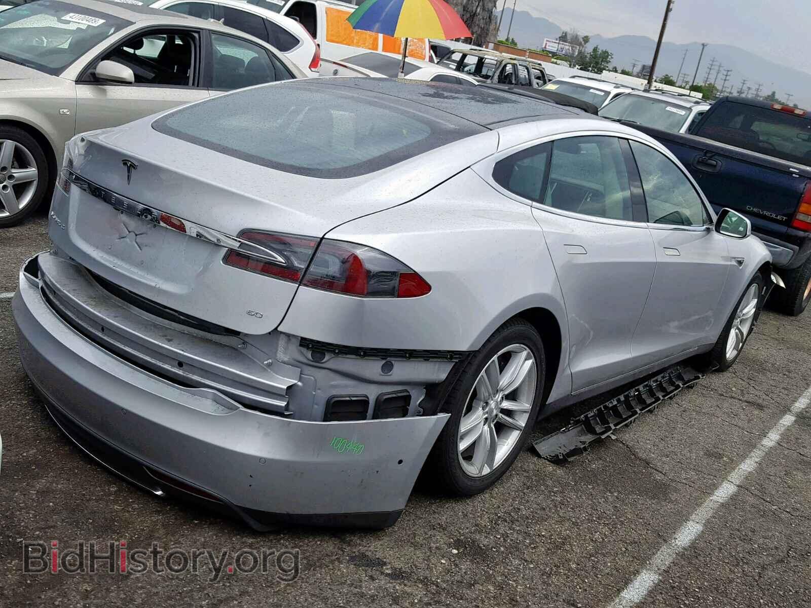 2014 TESLA MODEL S - VIN: 5YJSA1S12EFP66242 - Фото 4