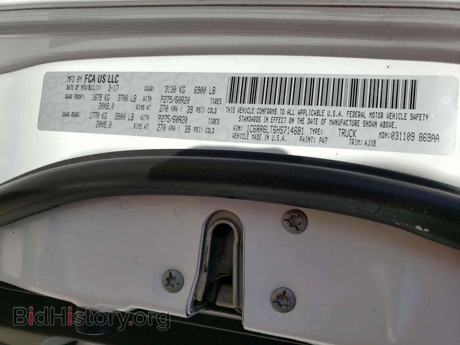 2017 RAM 1500 - VIN: 1C6RR6LT6HS714681 - Photo 10